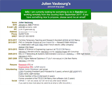 Tablet Screenshot of julien.vaubourg.com